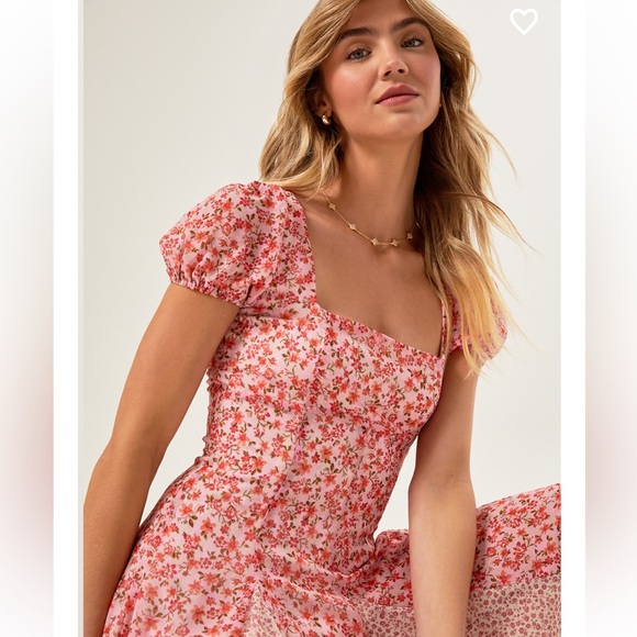 New with tags Altar’d State Margaret Puff Sleeve Dress - Picture 3 of 5